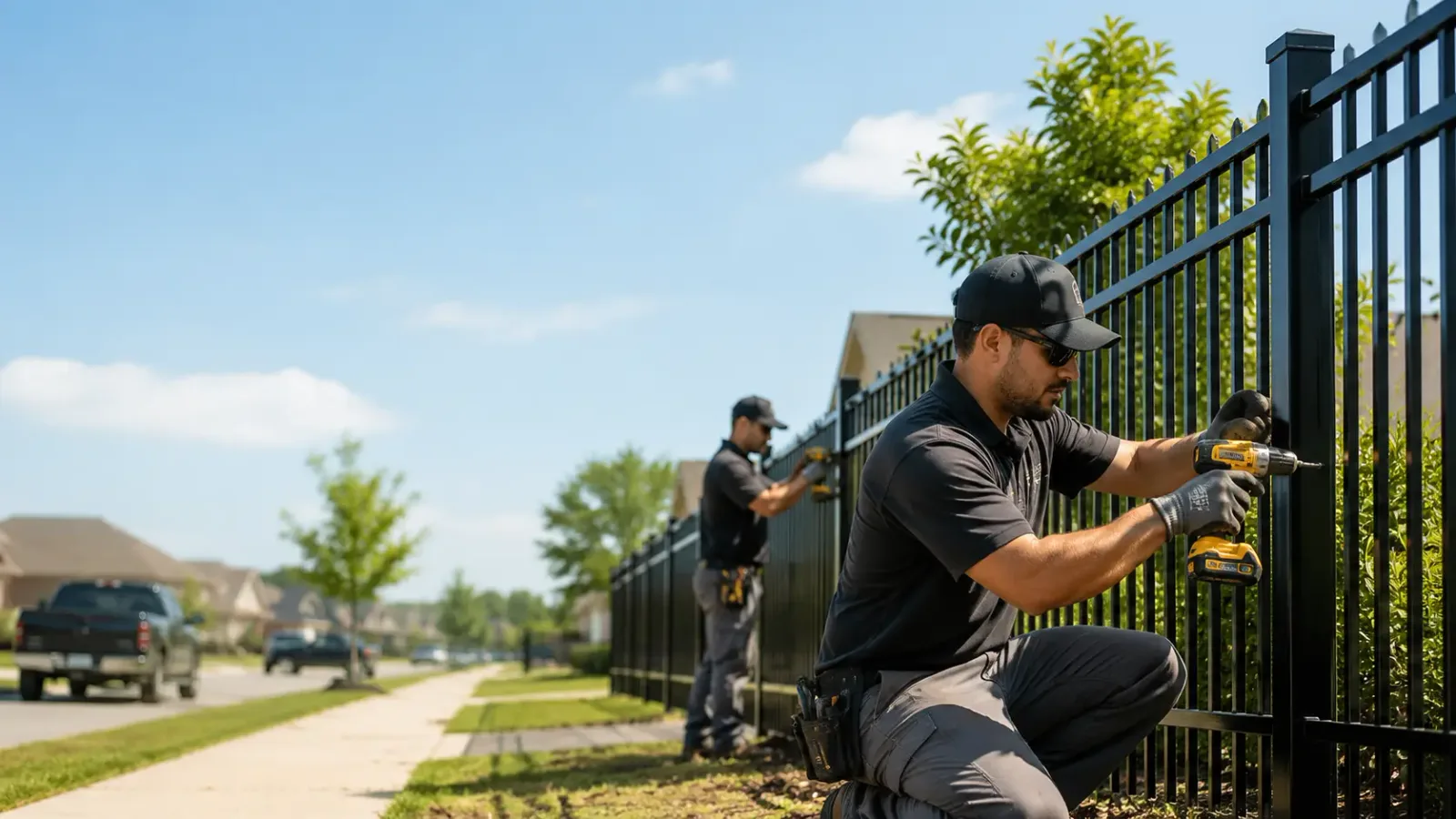 Metal Fence Installation in Breckenridge, MN